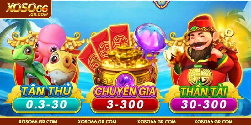 Tựa game sở hữu đa dạng phòng chơi